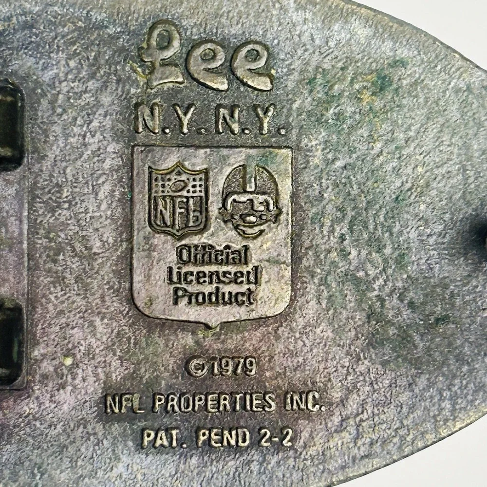 Houston Oilers NFL Belt Buckle 1979 by Lee